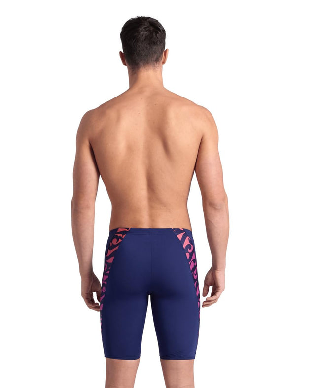 ARENA Performance Men's Surfs Up Swim Jammer MaxLife Knee-Length Swimsuit Pool Training Bathing Suit Competitive Swimmers