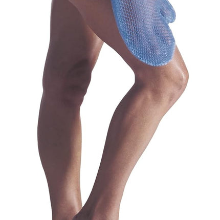 Supracor Spa Manopla de baño Exfoliante corporal facial Esponja antibacteriana (azul)