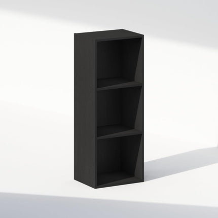 Furinno REED 5-Cube Reversible Closet Shelves, Blackwood