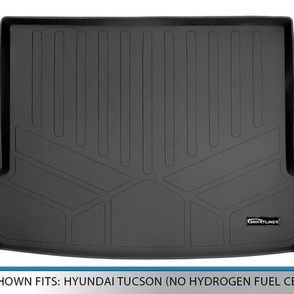 Tapis de coffre SMARTLINER derrière la 2e rangée, noir, pour Hyundai Tucson 2016-2018 (pas les modèles à pile à combustible à hydrogène)