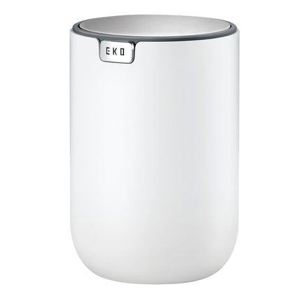 EKO 1.5L Mini Desk Bin with Swing-Top Lid,Small Ro