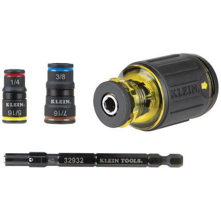 12"-1 Impact Rated Stubby Driver Set w/Flip Sockets