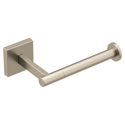 Moen BP1808BN Soporte para papel higiénico de un solo poste Triva, níquel cepillado (BN)