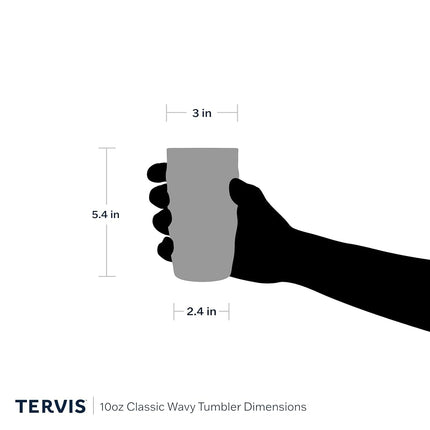Tervis Gobelet de voyage isotherme à double paroi, transparent et coloré, avec couvercle, fabriqué aux États-Unis, garde les boissons froides et chaudes, 700 ml, couvercle noir, 1 pièce