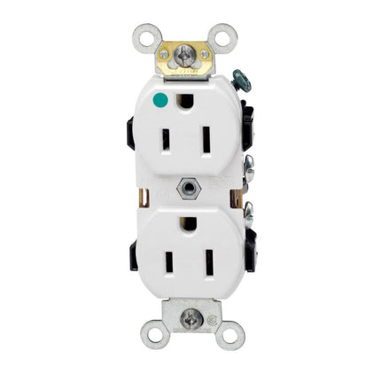 Leviton Duplex Receptacle 15 Amp, 125 Volt, Heavy 