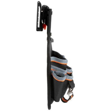 Klein Tools 55832MB MODbox Tool Pouch, 8-Pockets, Electrician Tool Bag, Quickly Attach and Release from Tool Belts and MODBox Rail System
