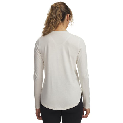 Under Armour Women's Project Rock Brahma Bull Long Sleeve, (279) Stone / / Black, M