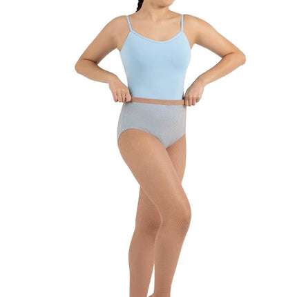 Capezio Adult Studio Basic Fishnet, Dark Suntan, S