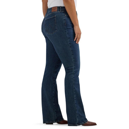 Wrangler Women's Bespoke High Rise Lacey Bootcut Jean, Denim, 27W x 30L