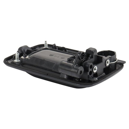 TRQ Front Left Exterior Door Handle Black Drivers Side Compatible with 2004-2014 Ford F-150 FO1310129 FO1310131