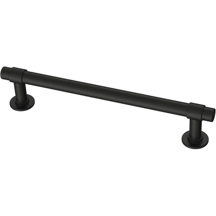 Franklin Brass Bar (20-Pack) Cabinet Handles 5-1/16" Hole Center Pulls | Matte Black Hardware Kitchen Door, Drawers, Dressers, Furniture P29618K-FB-B2