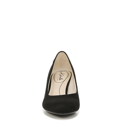 LifeStride Women's Parigi Pump, Black Fabric, 9.5 Wide