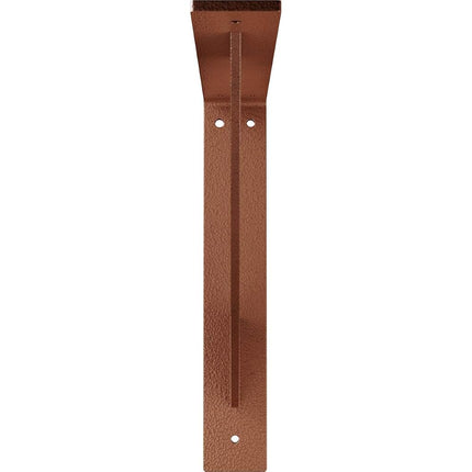 Ekena Millwork BKTM02X12X12TRHCO 2"W x 12"D x 12"H Traditional Steel Bracket, Hammered Copper