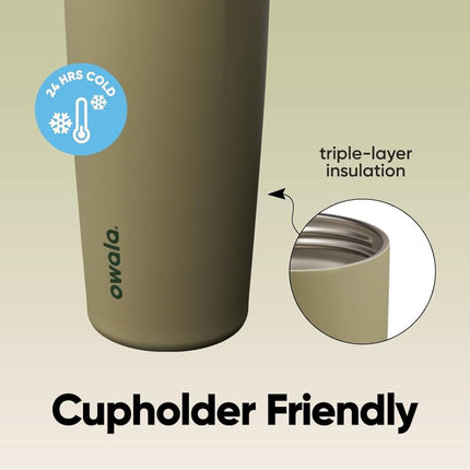 Owala FreeSip Sway Insulated Water Bottle - 887ml (30oz) Off Road