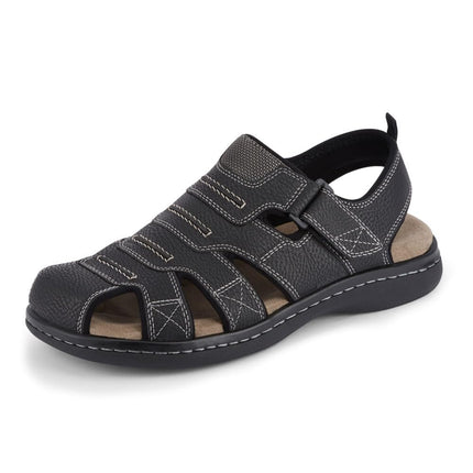 Dockers Men's Searose Fisherman Sandal, Black, 12 