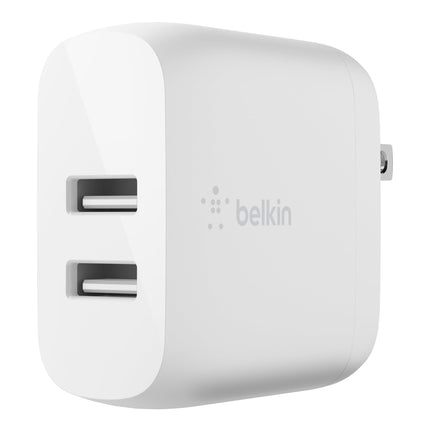 Belkin 24W Dual Port USB Wall Charger - iPhone Fas