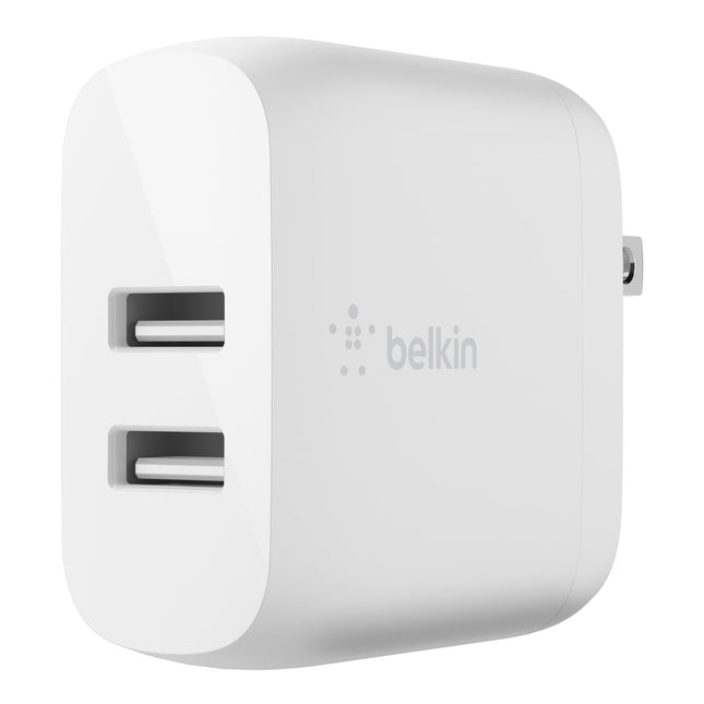 Belkin 24W Dual Port USB Wall Charger - iPhone Fas
