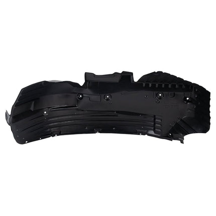 TRQ Front Left Rearward Inner Fender Liner Black Drivers Side Compatible with 2016-2018 Nissan Titan XD NI1248170