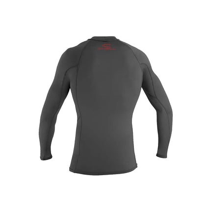 O'Neill Youth Basic Skins UPF 50+ Long Sleeve Rash Guard, Graphite, 16