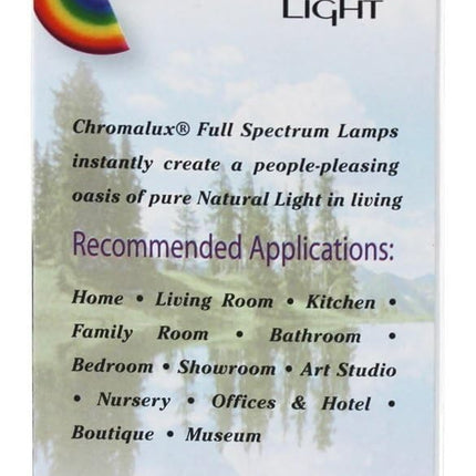 Chromalux H&PC-67531 Light Bulb Frosted Full Spectrum (100 Watt) 1 Count