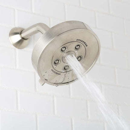 Speakman S-3010-BN-E2 Neo Anystream Adjustable 2.0 GPM Shower Head, Brushed Nickel
