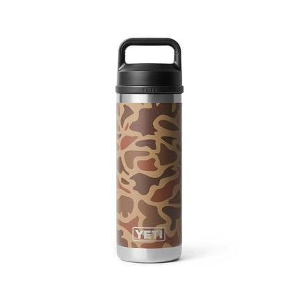 YETI Rambler 18 oz Bottle, Vacuum Insulated, Stainless Steel with Chug Cap, Wetlands Camo
