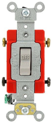 Leviton Toggle Double-Pole AC Quiet Switch 20 Amp,