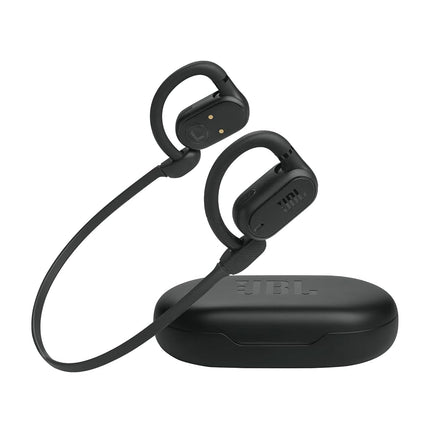 JBL SoundGear Sense - True Wireless Open-Ear Headphones, JBL OpenSound Technology, Splash and dust Resistant, 4 mics for Crisp, Clear Calls, Up to 24 Hours of Battery Life, Plus Speed Charge (Black)