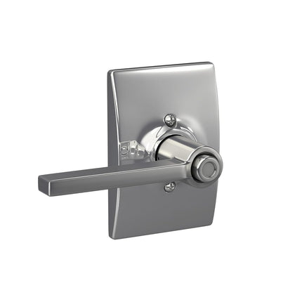 Schlage F40 LAT 625 CEN Century Collection Latitude Privacy Lever, Bright Chrome