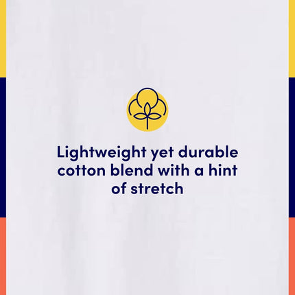 Camisa Oxford de manga larga para niños (tallas regulares y grandes) French Toast, Blanco, XXG