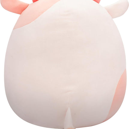 Squishmallows Original Vaca Melocotón Lilaz de 8 Pulgadas - Peluche Oficial de Otoño de Jazwares - Juguete de Peluche Suave y Achuchable de Sidra Coleccionable - ¡Añádelo a Tu Equipo - Regalo para Niños y Niñas
