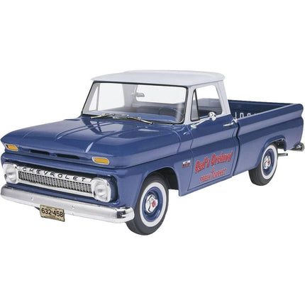 Revell 1:25 Scale 1966 Chevy Fleetside Pickup Car Model Assembly Kit