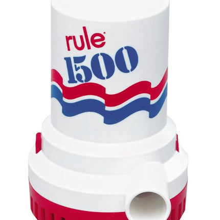 Rule 02 Marine Bilge Pump, 1500 GPH, Non-Automatic