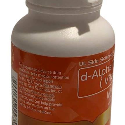 Myra E 400 IU Vitamin E d-Alpha Tocopherol (30caps)