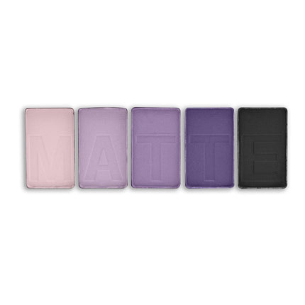 L.A. COLORS - 5 Color Matte Eyeshadow, Purple Cashmere - 0.25 oz. (7.1 g)