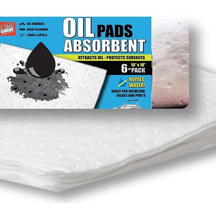 Oil Eater Oil Only Absorbent Pads - for Bilges, Bo