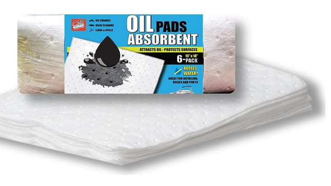 Oil Eater Oil Only Absorbent Pads - for Bilges, Bo