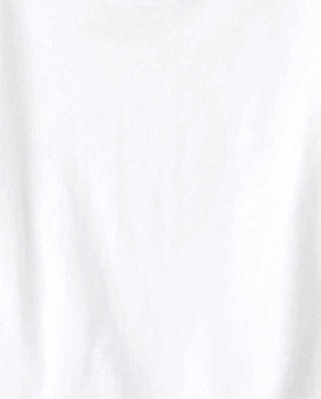The Children's Place Boys 1123373 Boys Uniform Basic Layering Tee 2-Pack Underwear, White, XL