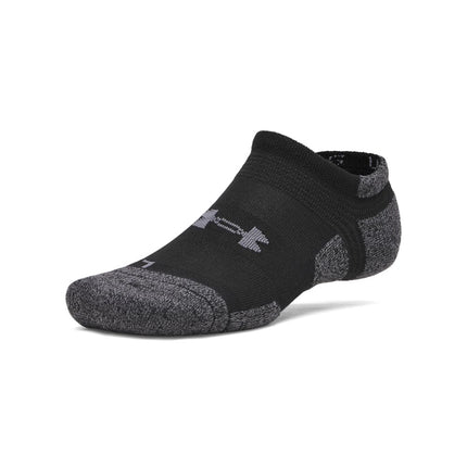 Under Armour Unisex Socks (Pack of 6), (008) Ultimate Black/Ultimate Black/Castlerock, S