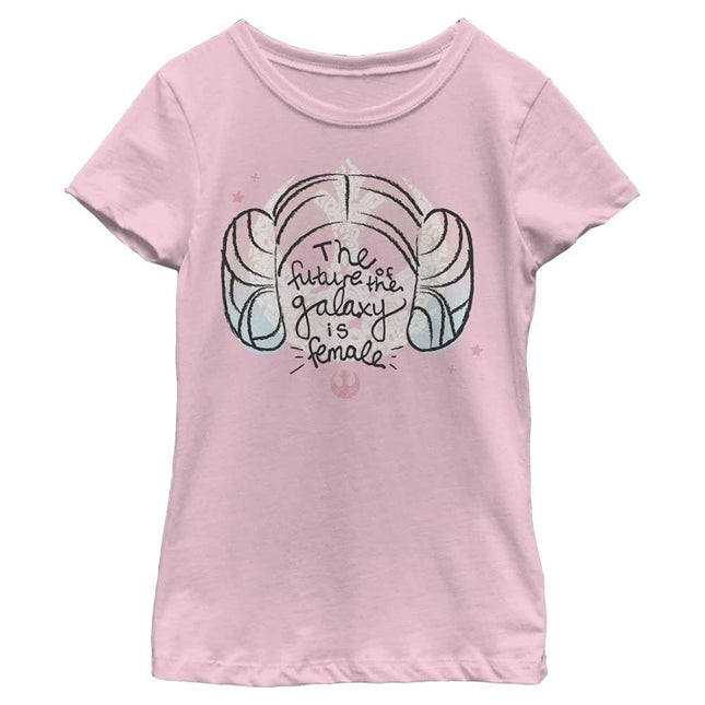 STAR WARS Future Girls Short Sleeve Tee Shirt, Lig