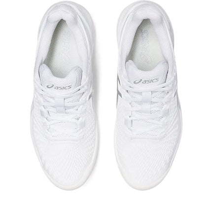 ASICS Women's Gel-Dedicate 8 Tennis Shoes, 9, White/Pure Silver