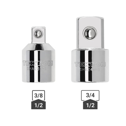 TEKTON 1/2 Inch Drive Adapter/Reducer Set (2-Piece) | SHA92009