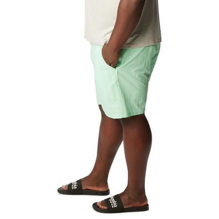 Columbia Pantalón corto de senderismo Backcast III Water para hombre, menta cay, M x 6L