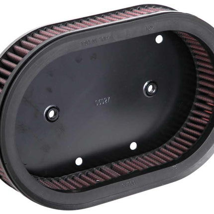 K&N Replacement air filter compatible with H/D Sportster Screamin' Eagle element 1988-2012 (HD-0900)