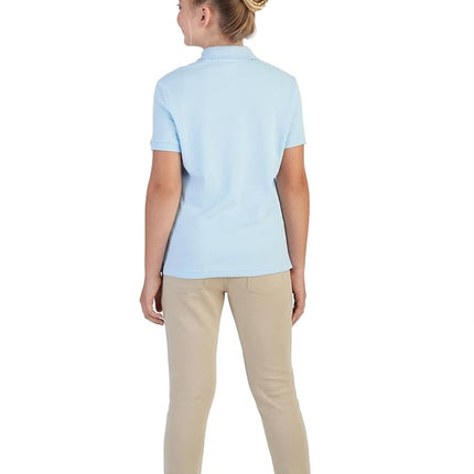 French Toast Girls' Stretch Skinny 5 Pocket Knit Pant, Khaki, 12 Plus