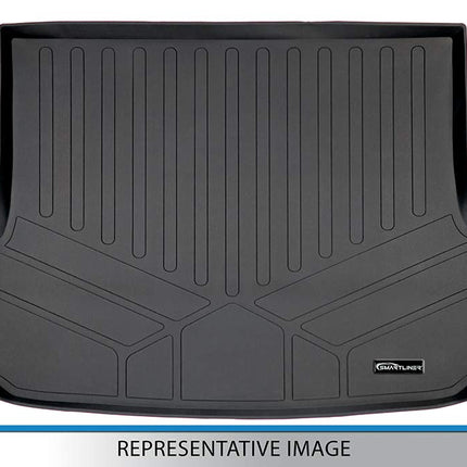 SMARTLINER All Weather Custom Fit Cargo Trunk Liner Floor Mat Black for 2018-2019 Hyundai Kona