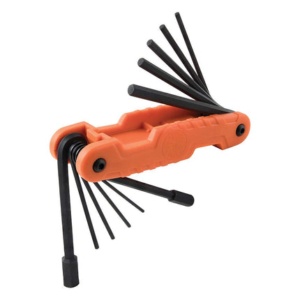 KLEIN TOOLS 70540M Compact Folding Hex Key Set, 8-