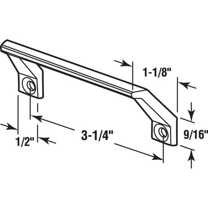 Prime-Line F 2766 Sash Lift, White
