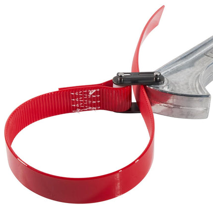 Klein Tools S-12H Grip-It Strap Wrench, Made in USA, with 1-1/2 to 5-Inch Capacity, 12-Inch Handle