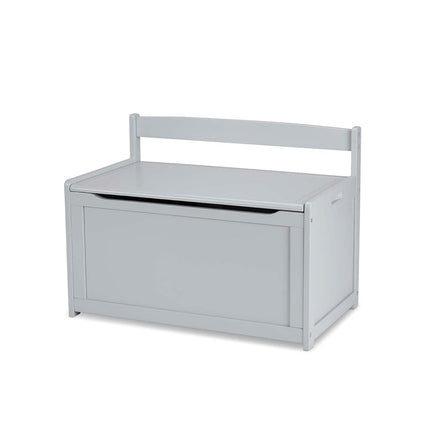 Melissa & Doug Wooden Toy Chest, Sturdy Wooden Chest, 2.3 Cubic Meters Storage, Easy to Assemble, Grey